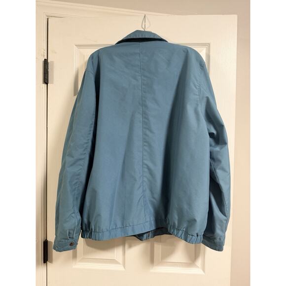 Mens Perry Ellis Portfolio Microfiber Blue Lightweight Lined Jacket -XXL - Picture 3 of 7